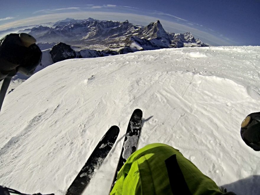 Breithorn - A teraz rovná čiara až na Matterhorn!