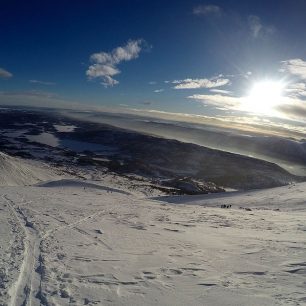 Pohled do údolí Hemsedalu