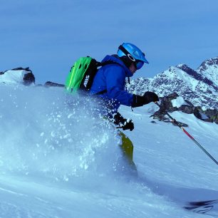Rakouské freeridování na začátku února 2016