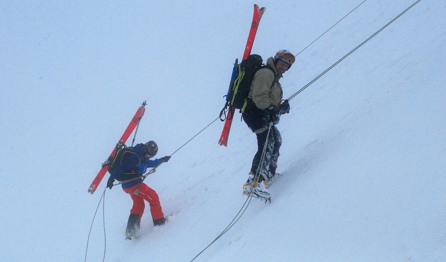 Slaňování do žlabu