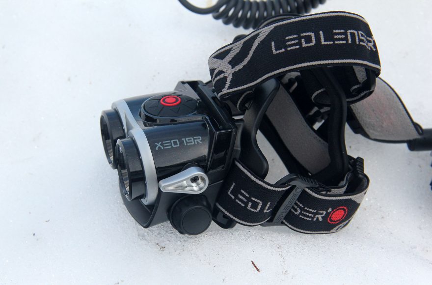 Ovládací prvky čelovky Led Lenser XEO 19R