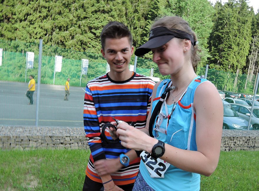 David Novák a jediná juniorka Barbora Hejtmánková