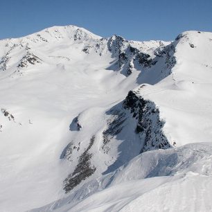 Hřeben na Pischahorn (2980 m)