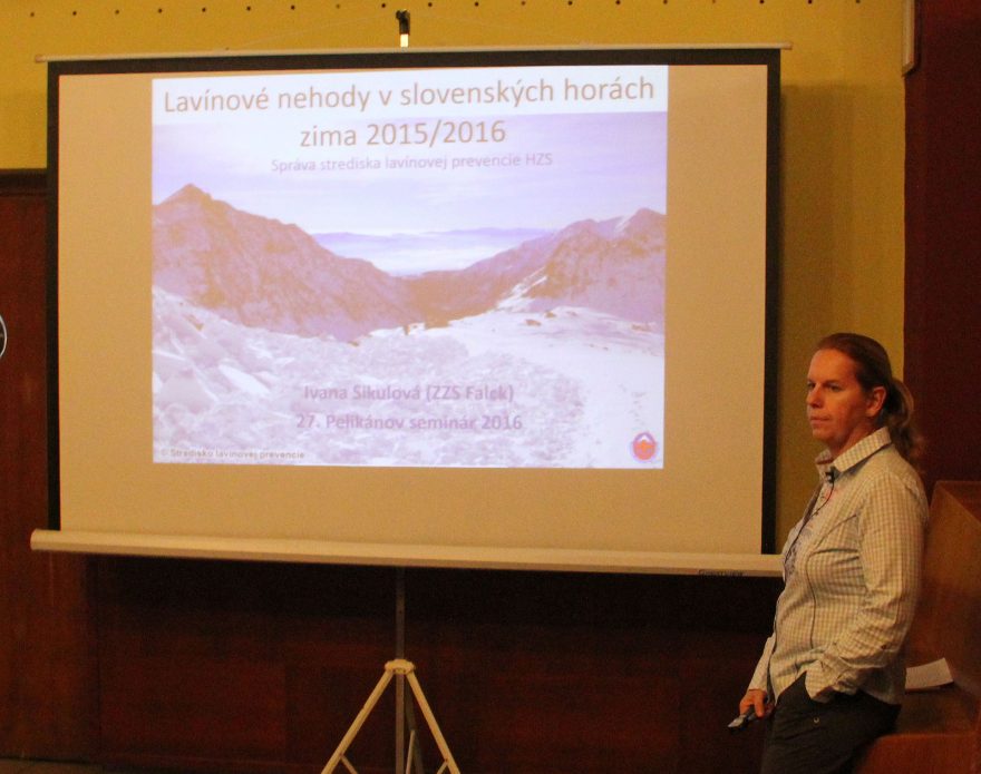 Ivana Sikulová, Lavínové nehody v slovenských horách v zime 2015-2016