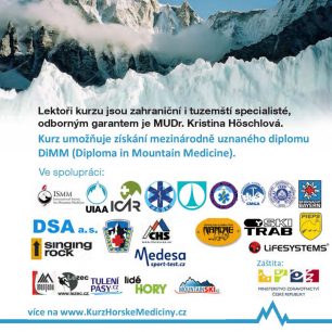 Druhá stránka 2. Mezinárodního kurzu horské medicíny 2017