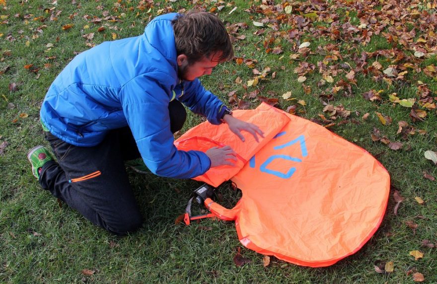 Balení Avabagu do harmoniky - 3