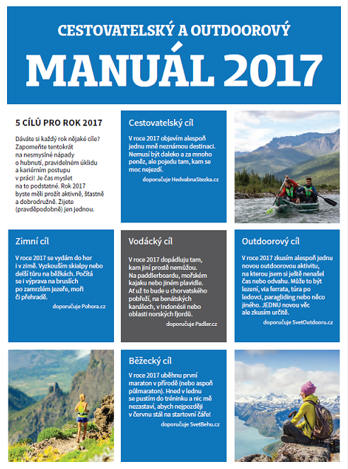 Cestovatelský a outdoorový manuál 2017
