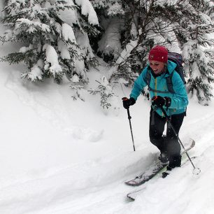 Na splitboardu Obřím dolem