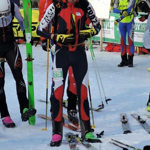 Příprava před Davidovým startem na individuálu