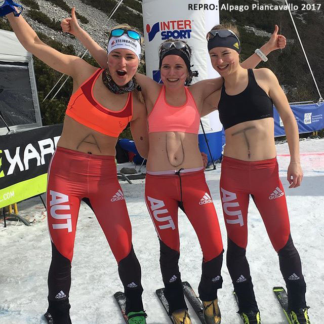 Rakouský dámsky skialpinistický tým