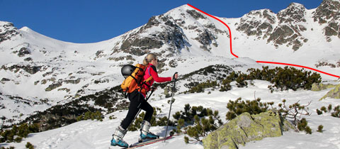 Hrubá kopa (2166 m) – vyhlídkový skialpový vrchol