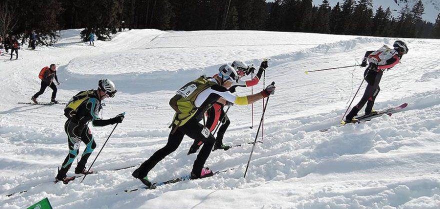 Roman Kuczynski při skialpinistických závodech Pierra Menta 2017