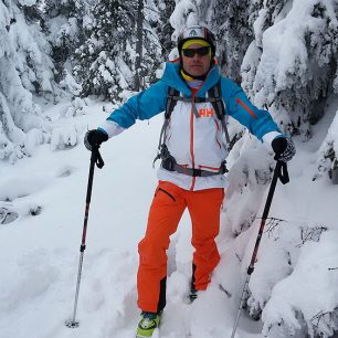 V Krkonoších v lednu 2017
