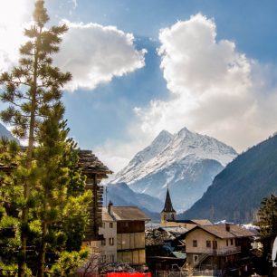 Nádherná vesnička Evoléne