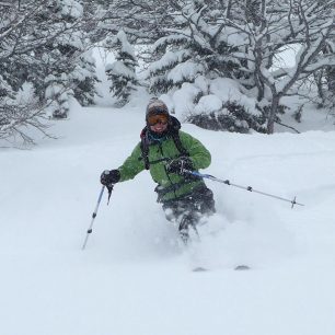 Prašanové lyžování v Kanadě