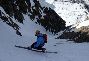 Telemark na Zwolferkopflu (2160 m) a Kerschkernu (2225m) v Nízkých Taurách