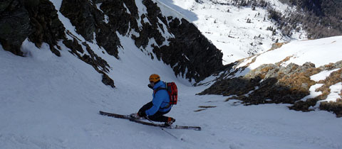 Telemark na Zwolferkopflu (2160 m) a Kerschkernu (2225m) v Nízkých Taurách