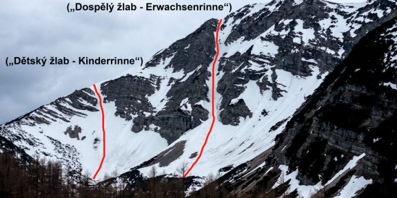 Jarní strmé sjezdy v oblasti Warschenecku &#8211; Warscheneck