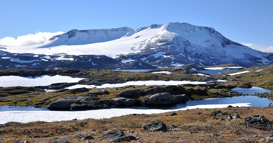 Fanarakbreen - ledovec s dobrými podmínkami ke skialpu už od září