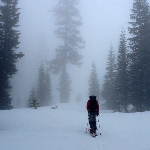 Při prvním výletu k Mt. Shasta nám počasí moc nevyšlo