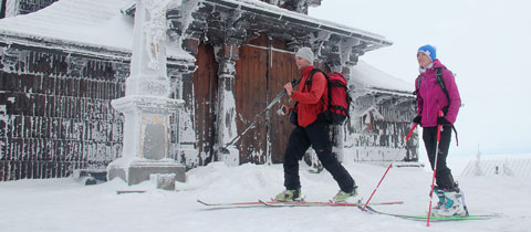 Skialpová túra z Pinduly na Radhošť (1129 m) ze západu