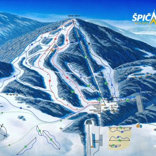 Na všechny vyznačené sjezdovky je po skončení provozní doby zakázán vstup pěším i lyžařům včetně skialpinistů - ve Ski&Bike Špičák konkrétně od 16,15 hodin odpoledne do 8,30 hodin druhého dne