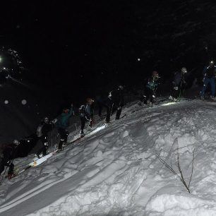 Čelovkový vláček podél Růžového potoka, foto NTP - Jitka Balcarová