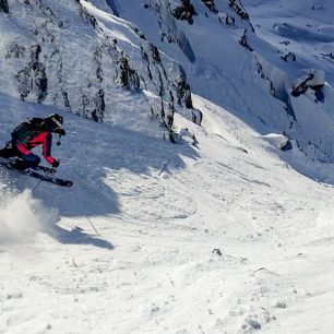 Rocky Graden ze Chassoures směrem na Verbier