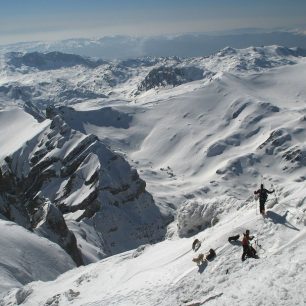 Výhledy od vrcholové skály Bobotova Kuku