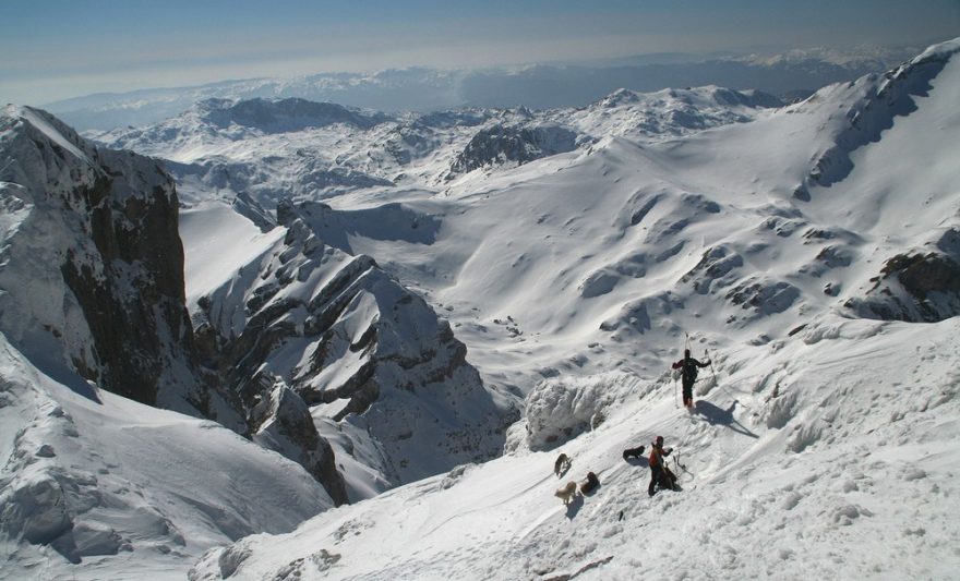 Výhledy od vrcholové skály Bobotova Kuku