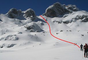 Na skialpech na nejvyšší vrchol černohorského pohoří Durmitor – Bobotov Kuk (2523 m)