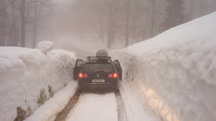 Chorvatského sněhu bylo trochu více - foto: Jana Hrbáčková