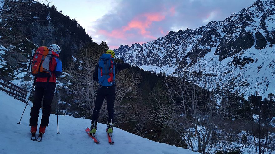 Ranní červánky na Popradském