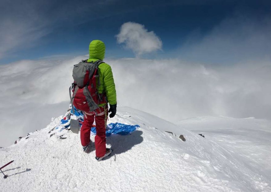Marek na vrcholu Elbrusu