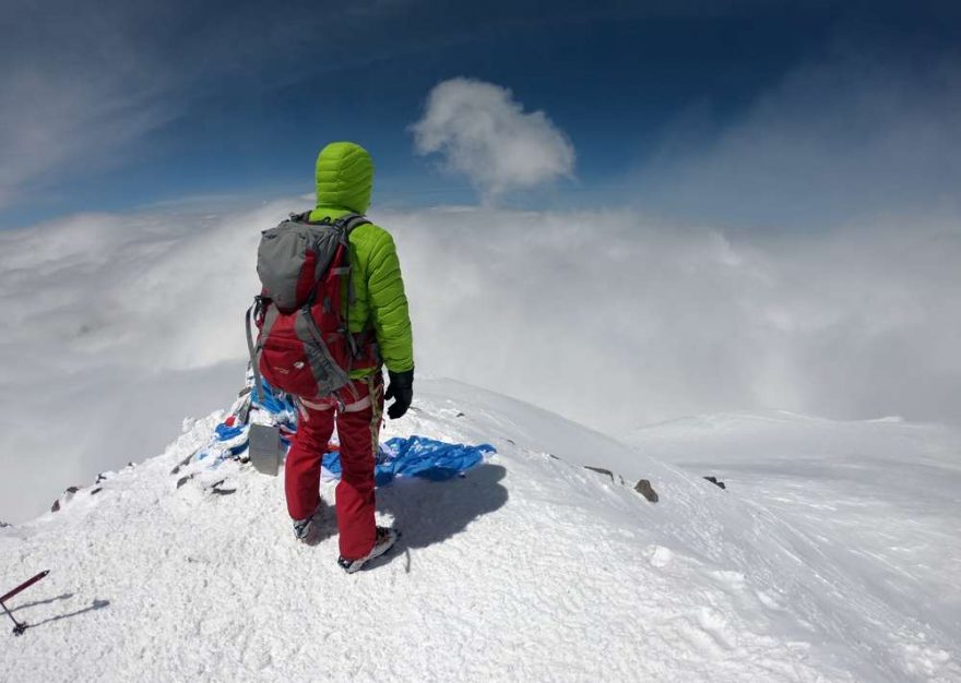 Marek na vrcholu Elbrusu