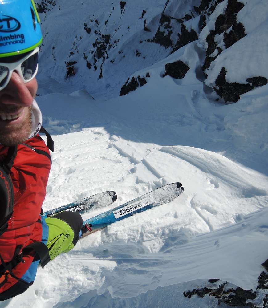 Rosťa startuje z hřebínku Narovnání Grónského