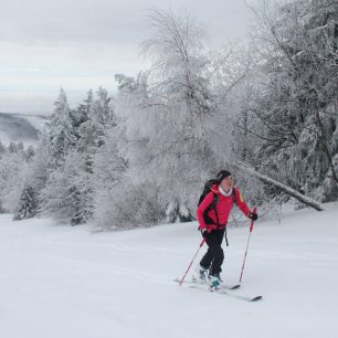 Jedny z prvních skialpů sezóny 2017-2018, oblast Radhoště