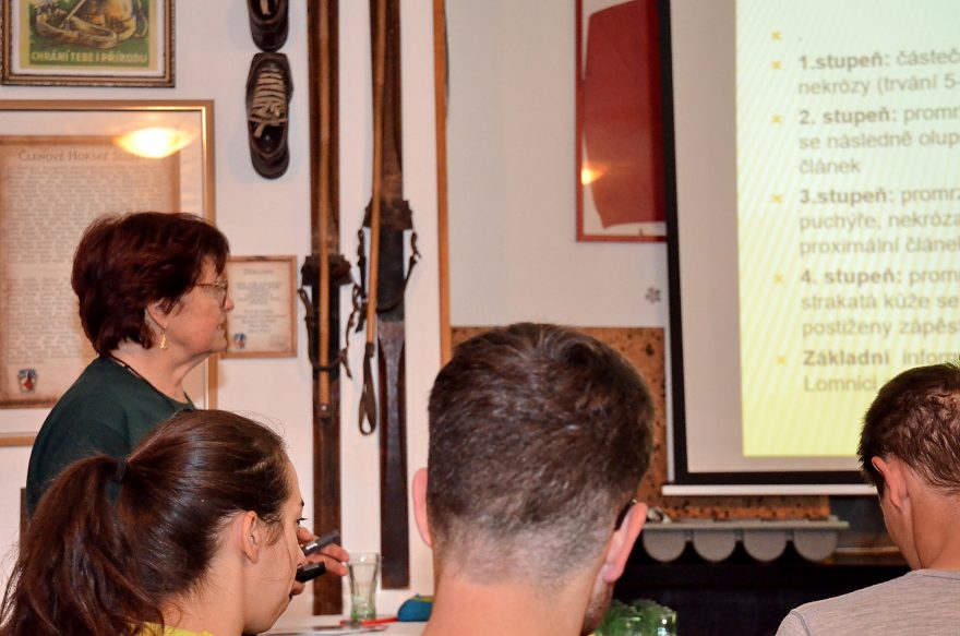 Jarka Říhová shrnuje aktuální případy omrzlin, foto: Jiří Šrenk