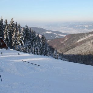 Snowpark v lyžařském středisku Severka