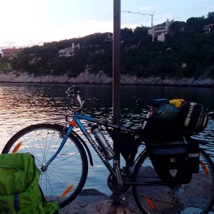 Vychutnávání si pocitu dosažení Adriatického moře