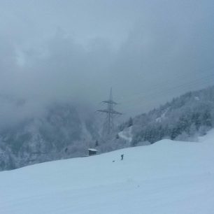 Výstupová/sjezdová trasa pod Maiskogelalm
