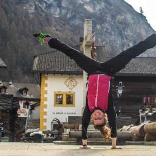 Před startem Patrouilles de Aiguilles Rouges jsem se z toho stavěla na hlavu