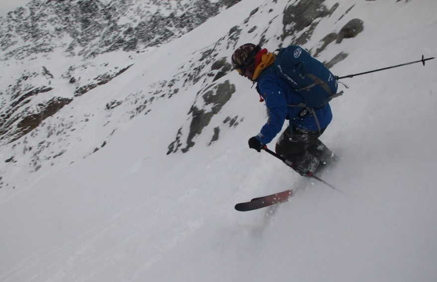 Na lyžích K2 Pinnacle v söldenském přašanu