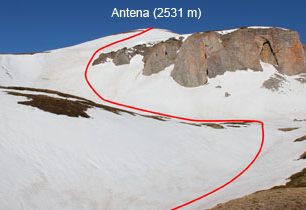 Antena (2531 m) – skialpinistický výstup nad makedonskou Popovou Šapkou