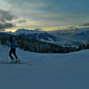 Západy a východy slunce na skialpech