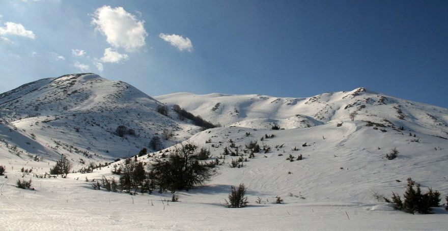 Výhled na Govedarnik z údolí