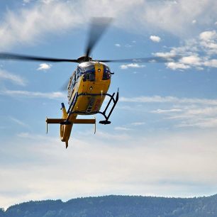 Kurz horské medicíny zahrnuje i vrtulníkovouo záchranu ve spolupráci s DSA