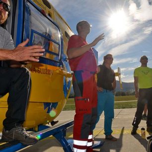 Instruktáž na základně LZS Libereckého kraje