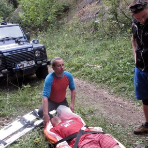 Záchrana v terénu ve spolupráci s Horskou službou