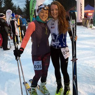 S mamkou - Zahájení závodní skialpinistické sezóny na Sachasport Skialp sprint a první místo mezi ženami 